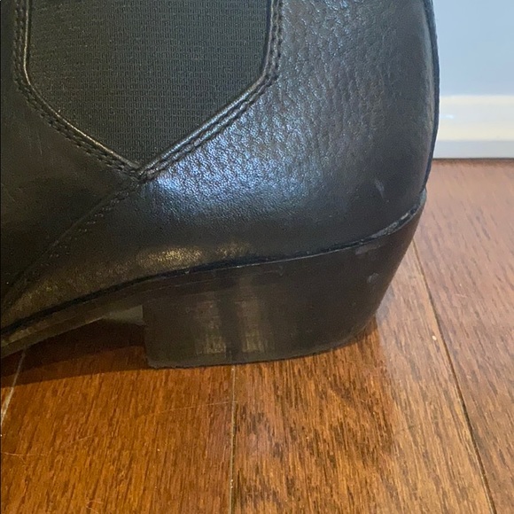 Splendid Black Leather Booties Size 7 - Picture 5 of 11